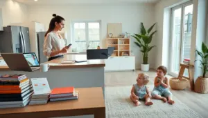 being a stay at home mom