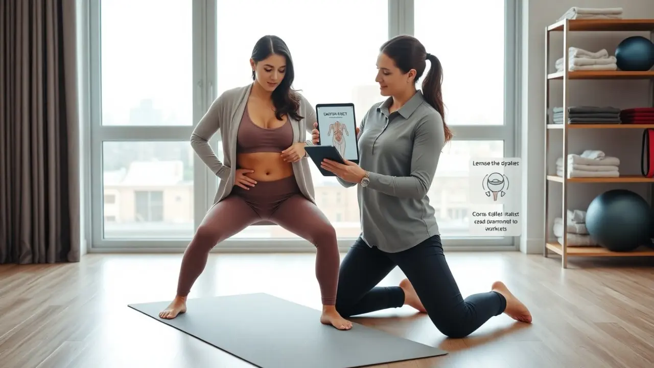 postpartum ab workout