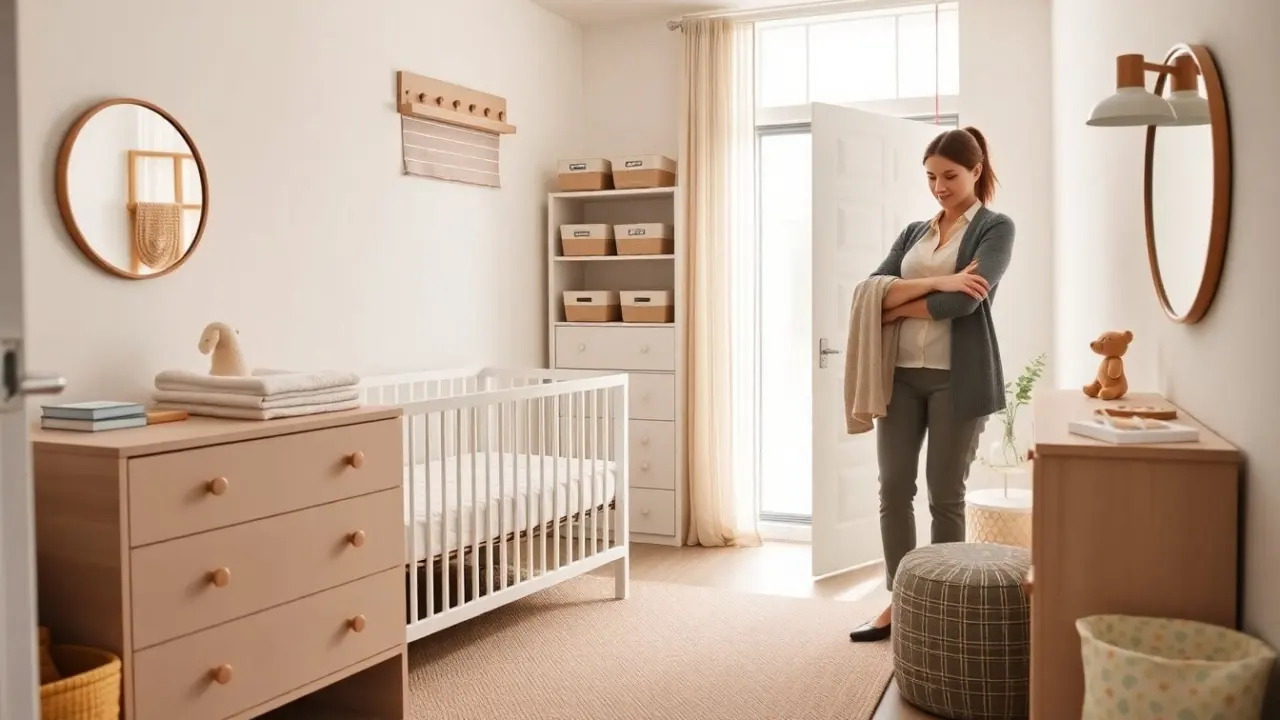 very small nursery ideas