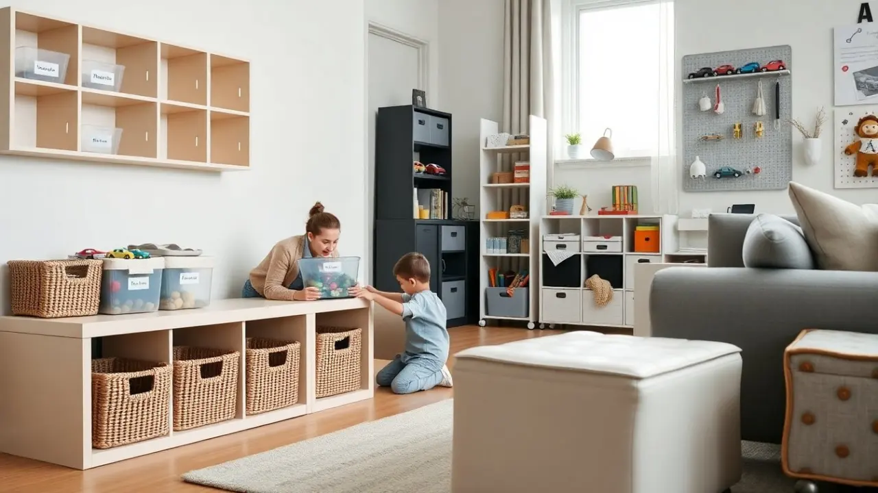 toy storage ideas for small spaces